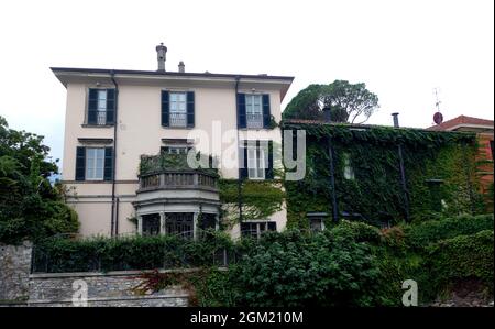 Villa Oleandra owned by George Clooney in Laglio on Lake Como, Italy, Province of Como Stock Photo