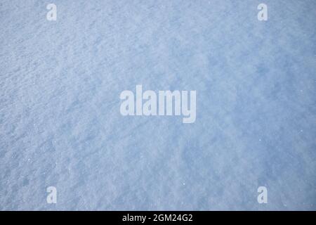 Blue crystal snowflake texture on winter season natural background Stock Photo