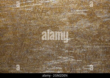 Copper Brown Stained Scratched Surface Texture Background Stock Photo