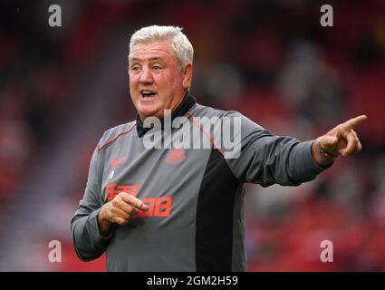 File photo dated 23-07-2021 of Newcastle United manager Steve Bruce. Issue date: Thursday September 16, 2021. Stock Photo