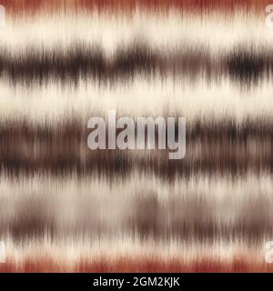 Seamless vector tie dye multicolor bleeding stripe pattern for surface print Stock Vector
