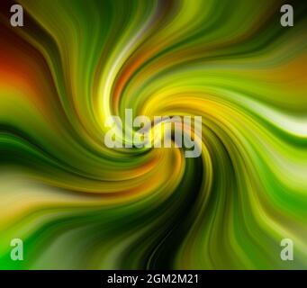 Abstract multicolored shapes, pink, red, green, purple, yellow, black, made by computer Stock Photo