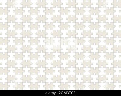 Seamless pattern of completed puzzle pieces grid Stock Vector