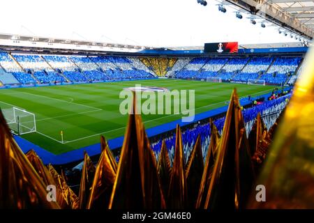 King Power, Leicester, UK. 16th Sep, 2021. UEFA Europa League Football, Leicester City versus Napoli; A general view of The King Power Stadium before kick-off Credit: Action Plus Sports/Alamy Live News Stock Photo