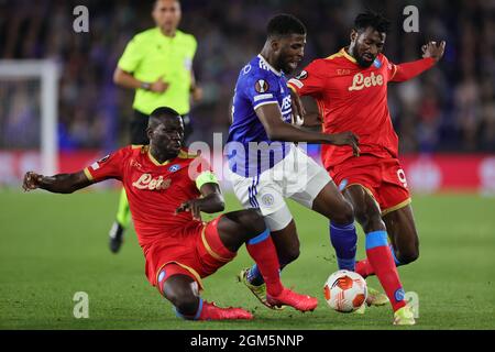 Andrea Masiello of Genoa CFC and Victor Osimhen of SSC Napoli