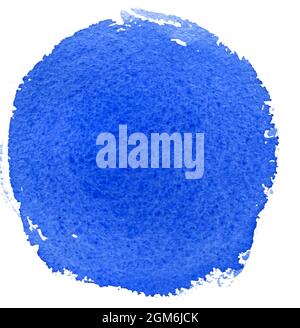 A splash of watercolors. An abstract patch of muted blue. Vector Stock Vector