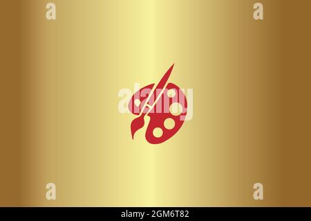 Business LOGO BASIC CONCEPT LOGO TYPE VECTOR DESIGN Stock Vector