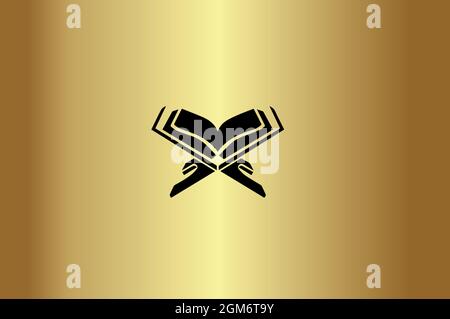 Educational elegant logo initial design logo vector Stock Vector