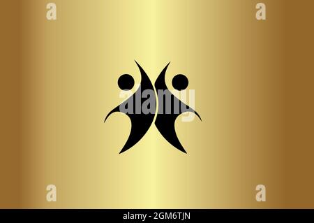 Educational elegant logo initial design logo vector Stock Vector