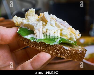 Becarska satrica -  Croatian salad originating from the region of Slavonija and Baranja Stock Photo