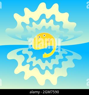 Sun in the morning sunrise v2 Stock Vector