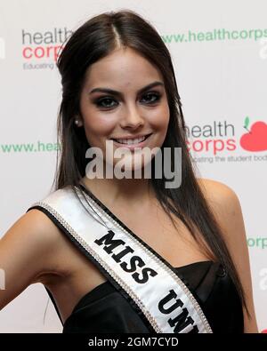 New York, NY, USA. 13 April, 2011. Miss Universe, Ximena Navarrete at the 2011 HealthCorps' Fresh From The Garden Gala at the Intrepid Sea-Air-Space Museum. Credit: Steve Mack/Alamy Stock Photo