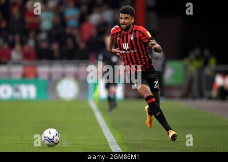 Philip Billing of AFC Bournemouth - AFC Bournemouth v Queens Park Rangers, Sky Bet Championship, Vitality Stadium, Bournemouth, UK - 14th September 2021  Editorial Use Only - DataCo restrictions apply Stock Photo