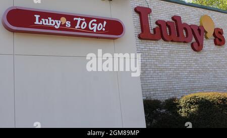 Tyler, TX - March 26, 2019: Abandoned Luby's Restaurant Stock Photo