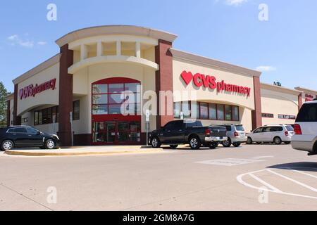 Tyler, TX - March 26, 2019: CVS Pharmacy located on Broadway Ave in Tyler TX Stock Photo