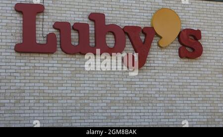 Tyler, TX - March 26, 2019: Abandoned Luby's Restaurant Stock Photo