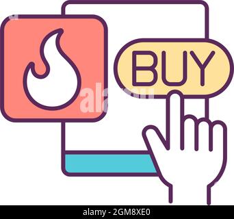 Hot offer RGB color icon Stock Vector