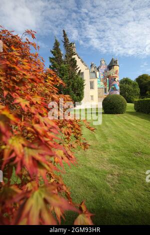 Kelburn Castle, North Ayrshire, Scotland, UK,. 16 Sept 2021 Stock Photo