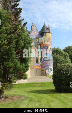 Kelburn Castle, North Ayrshire, Scotland, UK,. 16 Sept 2021 Stock Photo