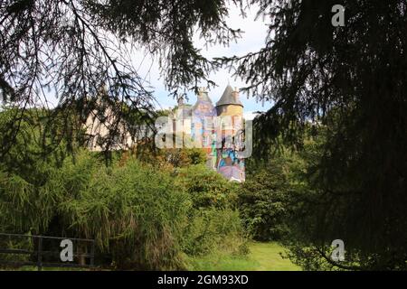 Kelburn Castle, North Ayrshire, Scotland, UK,. 16 Sept 2021 Stock Photo