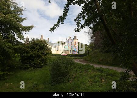 Kelburn Castle, North Ayrshire, Scotland, UK,. 16 Sept 2021 Stock Photo