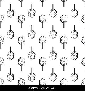 Sweet cotton pattern seamless background texture repeat wallpaper geometric vector Stock Vector