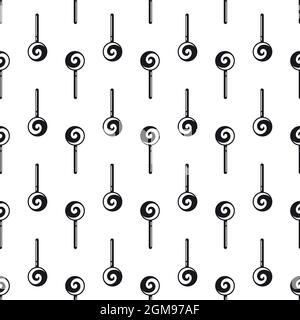 Swirl candy pattern seamless background texture repeat wallpaper geometric vector Stock Vector