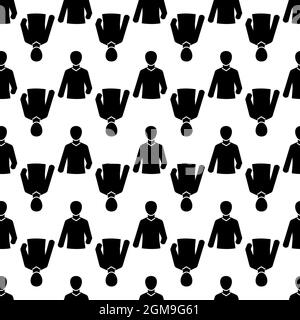 Reporter pattern seamless background texture repeat wallpaper geometric vector Stock Vector