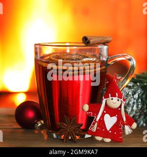 christmas mulled wine Stock Photo