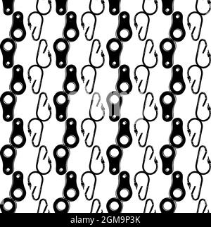 Carabine equipment pattern seamless background texture repeat wallpaper geometric vector Stock Vector