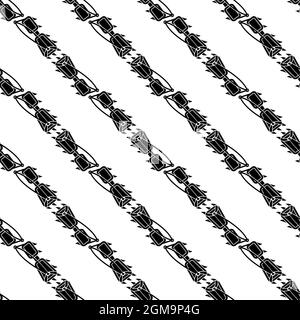 Hiking boot spike pattern seamless background texture repeat wallpaper geometric vector Stock Vector