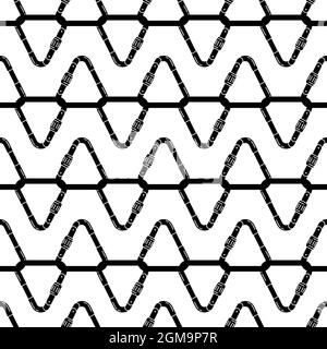 Triangular carabine pattern seamless background texture repeat wallpaper geometric vector Stock Vector
