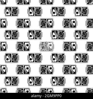 Egg lunch box pattern seamless background texture repeat wallpaper geometric vector Stock Vector