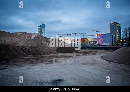 Supplier of in Osthafen,Industrial port in Frankfurt at the Main river Stock Photo