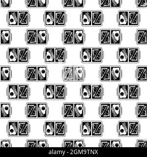 Egg lunch box pattern seamless background texture repeat wallpaper geometric vector Stock Vector