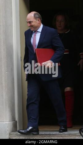 London, UK. 17th Sep, 2021. Secretary of State for Defence BEN WALLACE leaves Downing Street after the first cabinet meeting after reshuffle. (Credit Image: © Tayfun Salci/ZUMA Press Wire) Credit: ZUMA Press, Inc./Alamy Live News Stock Photo