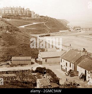 Saltburn-by-the-Sea, Victorina period Stock Photo