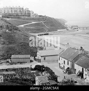 Saltburn-by-the-Sea, Victorina period Stock Photo