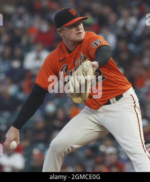 San Francisco Giants pitcher Logan Webb during a baseball game against the  Boston Red Sox in San Francisco, Friday, July 28, 2023. (AP Photo/Jeff Chiu  Stock Photo - Alamy