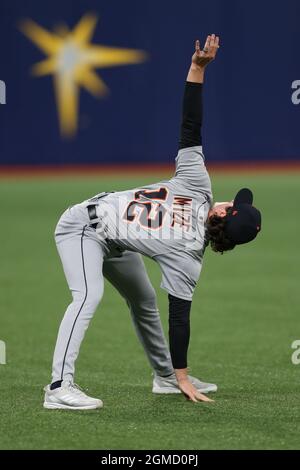 Detroit Tigers pitcher Casey Mize (12) starts against the Pittsburgh ...