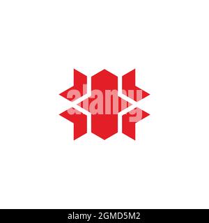 plush arrows geometric arrows simple logo vector Stock Vector