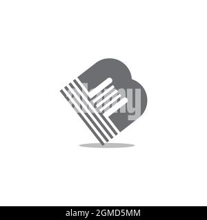 letter mt stripe geometric font logo vector Stock Vector Image & Art ...