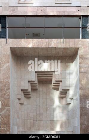 Stone building, apartment, marble structure, architecture Stock Photo
