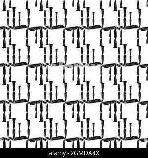 Wedding gazebo pattern seamless background texture repeat wallpaper geometric vector Stock Vector