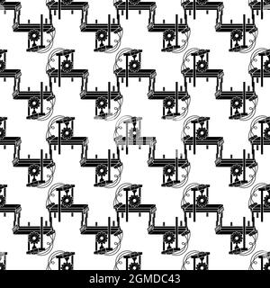 Industrial 3d printer pattern seamless background texture repeat ...