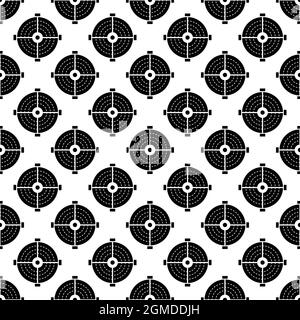 Target arch pattern seamless background texture repeat wallpaper geometric vector Stock Vector