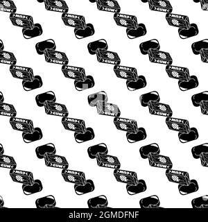 Fruit gum pattern seamless background texture repeat wallpaper geometric vector Stock Vector