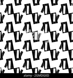 Gum stick pattern seamless background texture repeat wallpaper geometric vector Stock Vector