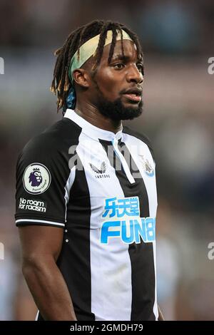 Allan Saint-Maximin #10 of Newcastle United during the game Stock