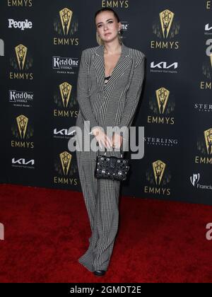 North Hollywood, USA. 17th Sep, 2021. NORTH HOLLYWOOD, LOS ANGELES, CALIFORNIA, USA - SEPTEMBER 17: Actress Eliza Bennett arrives at the Television Academy's Reception To Honor 73rd Emmy Award Nominees held at The Academy of Television Arts and Sciences on September 17, 2021 in North Hollywood, Los Angeles, California, USA. (Photo by Xavier Collin/Image Press Agency/Sipa USA) Credit: Sipa USA/Alamy Live News Stock Photo